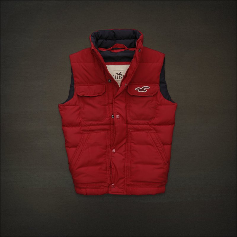 Hollister Hombres Chaleco Rojo HCO4685